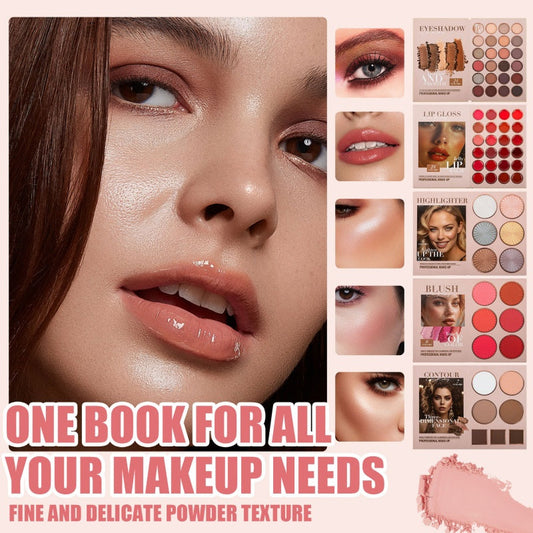 5-Layer Book Shaped Veelzijdig Oogschaduw Make-up Palette