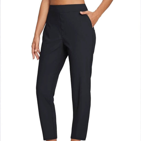 🔥⏳BEPERKTE AANBIEDING 50% KORTING🌞Dames hoge taille broek met ritszakken 👖 – 4-way stretch, buikcontrole, ademend en snel droog, 6 kleuren, S-3XL