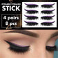 Reusable Self-Adhesive Eyeliner And Eyelash Stickers With Glitter