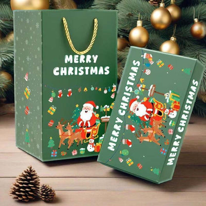 🎅Unieke opvouwbare en veerkrachtige kerstcadeaudoos🎄