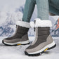 🔥48% KORTING ! ✨ Antislip Winterlaarzen voor Dames - Warme Binnenvoering, Gemakkelijk Ritsontwerp, Geschikt voor Sneeuw en IJs ❄️👢