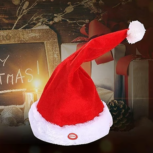 Zingende en dansende elektrische kerstmuts