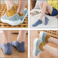 4 Seasons Cartoon Embroidered Smiling Face Socks