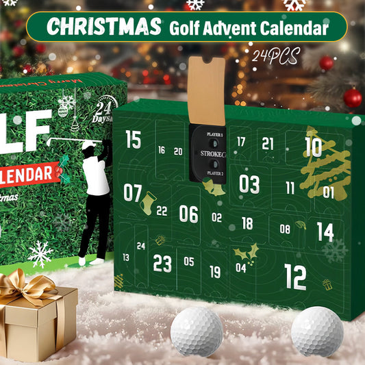 🎄24-delige Kerst-Golf-Adventskalender⛳️Elke Dag een Golfverrassing, Verbeter uw Spel & Duurzame Kwaliteit!