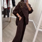 🔥 50% KORTING🔥 Tweedelige Oversized Set van Trui en Broek voor Dames