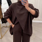 🔥 50% KORTING🔥 Tweedelige Oversized Set van Trui en Broek voor Dames
