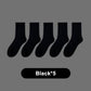 Men's Anti-Odor Graphene Crew Socks - 5 Pairs/Set