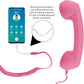 Vintage Retro Telefoonhoorn met Microfoon voor Mobiele Telefoon