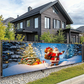 Outdoor Merry Christmas Hangende Banner