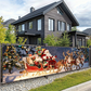 Outdoor Merry Christmas Hangende Banner