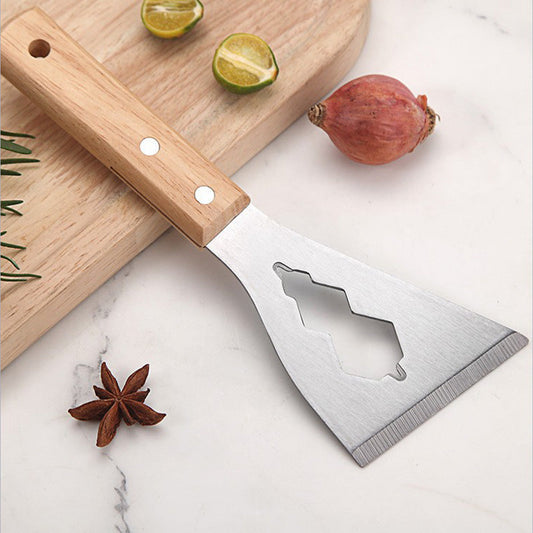 🎄 Kerstdeal! Alles-in-één Multifunctioneel Plamuurmes met Houten Handvat — NU 50% KORTING
