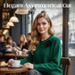 Elegante damesvest met knoopsluiting en bloemenaccent