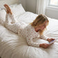 🎉Nieuwjaars Cadeau 50% KORTING!🧸 Dames pyjama set met hartjesprint: Zacht, ontspannend & perfect voor relaxte avonden