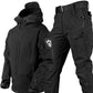 Outdoor gewatteerde dikke bokszak warme jas bergbeklimmerspak softshell jas