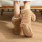💗LAATSTE DAG VAN DE SALE 50% KORTING⚡50K+ VERKOCHT💕Dames Plush Slipper Sokken Vloersokken Winter Thuis Binnen Verdikte Fleece-gevoerde Antislip Volwassen Dames Plush Sneeuwsokken Schoenhoezen
