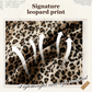 Dameshemd met luipaardprint en contrasterend mesh
