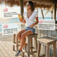 Dames T-shirt met V-hals, korte mouwen en overslag
