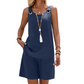 Casual mouwloze top en korte broek loungeset