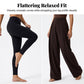 Damesbroek met hoge taille en gedrapeerd effect