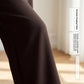 Damesbroek met hoge taille en gedrapeerd effect