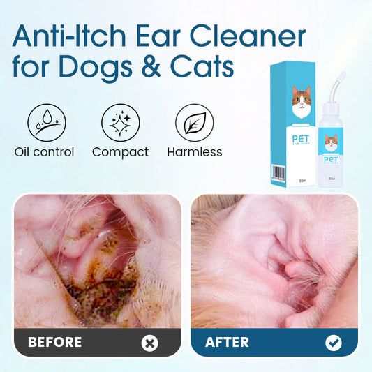 🐶🐱 Oorreiniger voor Katten & Honden – Milde Verzorging voor Dagelijkse Oorhygiëne ✨