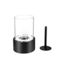 🔥 NU 50% KORTING! 🏠 Glas & Metaal Tafelopen Haard – Draagbaar, Rookvrij voor Binnen & Buiten | Ethanolbrander | Sfeervol Decoratief Accent ✨