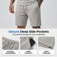 2-delige set met sport-T-shirt en korte broek voor heren