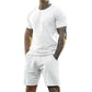 2-delige set met sport-T-shirt en korte broek voor heren