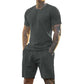 2-delige set met sport-T-shirt en korte broek voor heren