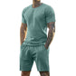 2-delige set met sport-T-shirt en korte broek voor heren