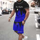 👕 NU 50% KORTING! 🔥 Heren-set met grafisch bedrukt T-shirt en shorts – Zachte stof, opvallend design & perfect voor zomerdagen ☀️