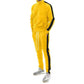 Tweedelige set met gestreept sportjack en broek voor heren