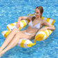 ⏳Tijdelijke aanbieding⏰Opblaasbare gestreepte loungeboot voor het zwembad – Het ideale comfort in de buitenlucht🏊‍♀️⛱️