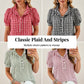 🔥  UITVERKOOP 49%👚 Casual damestop met ruches en pofmouwen