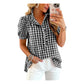 🔥  UITVERKOOP 49%👚 Casual damestop met ruches en pofmouwen