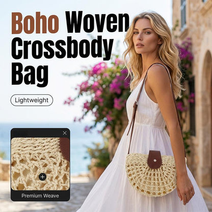 Geweven Crossbody Tas voor Dames – Stijlvol & Praktisch