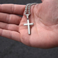 ⛓️ NU 50% KORTING! ✝️ Herenketting met kruishanger van roestvrij staal – Tijdloos symbool, duurzame materialen en een kant-en-klare geschenkverpakking 🎁