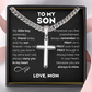 ⛓️ NU 50% KORTING! ✝️ Herenketting met kruishanger van roestvrij staal – Tijdloos symbool, duurzame materialen en een kant-en-klare geschenkverpakking 🎁