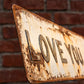 🏠 Weerbestendig metalen decoratief bord | Roestvrij • Kleurvast • Voor binnen en buiten