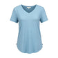 Casual T-shirt met V-hals en korte mouwen voor dames
