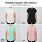 🔥Nieuwe Zomer Collectie🔥 V-hals Top met Geplooide Achterkant🌬️ Zacht & Ademend