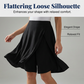 Casual wikkelrokje met elastische tailleband voor dames