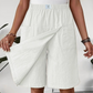 Casual wikkelrokje met elastische tailleband voor dames