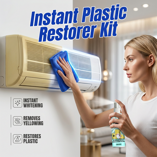Set voor het herstellen van vergeling van plastic