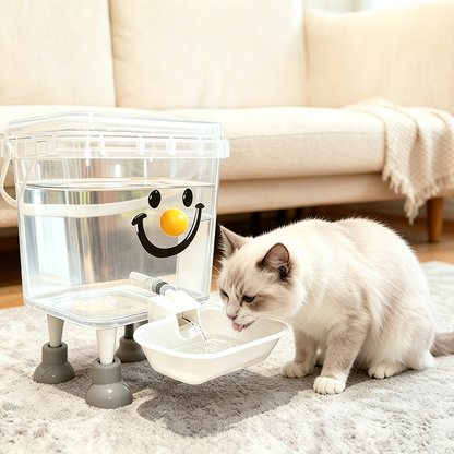 Waterdispenser voor huisdieren met grote capaciteit
