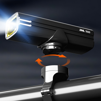 Fietslamp van aluminium met hoge lichtopbrengst