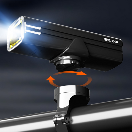 Fietslamp van aluminium met hoge lichtopbrengst