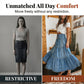 ⏳Tijdelijke aanbieding⏰Dames maxi-rok van denim met hoge taille en ruches in A-lijn model