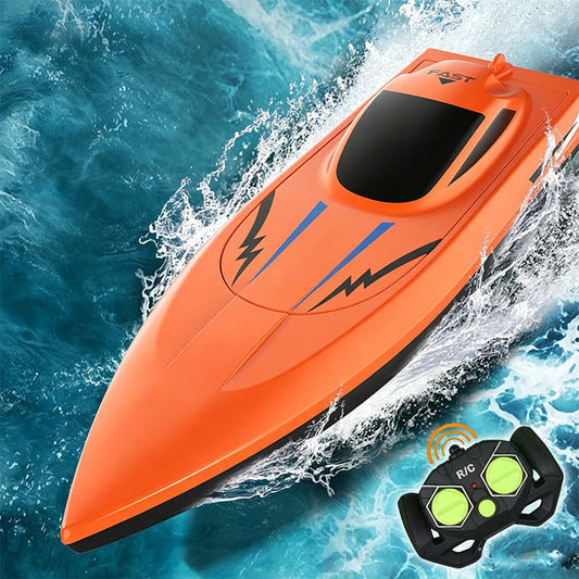 🎮HALVE PRIJS🚢2,4 GHz supersnelle RC-raceboot met dubbele motoren🌊