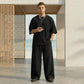 ✨ Modern casual trainingspak met plooien voor heren 👖